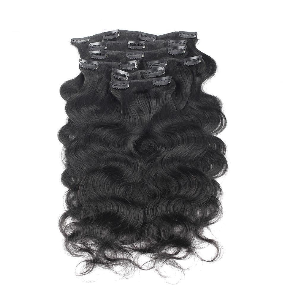 Raw Cambodian Body Wave Clip-Ins 