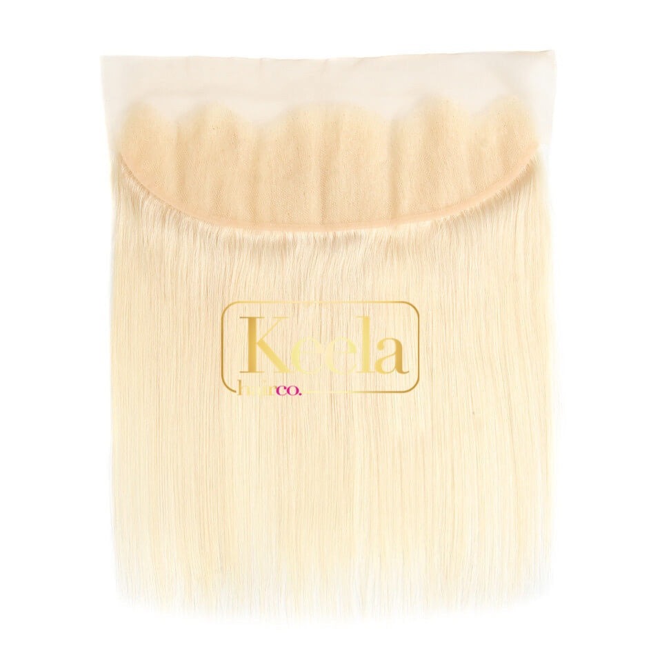 Straight Blonde Transparent Lace Frontal(Raw Cambodian)